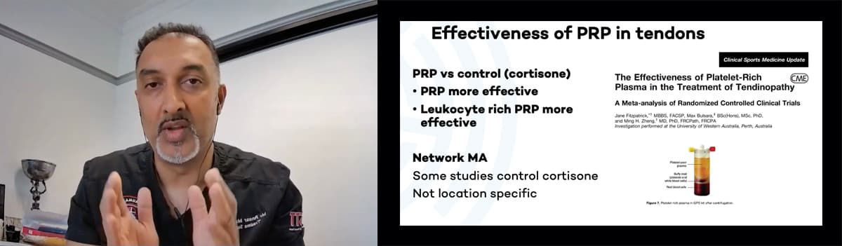 Role of PRP within MSK & Sports Medicine